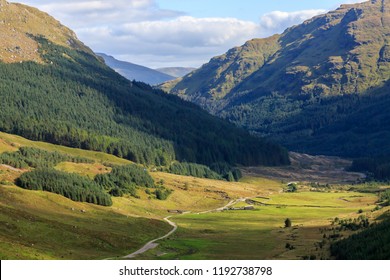 View Down Glen Croe Ardgartan Scotland