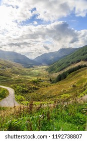 View Down Glen Croe  Ardgartan Scotland