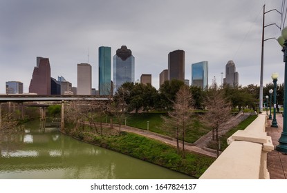 View Of Downtown Houston Skyline, 