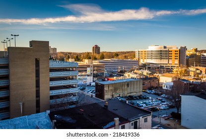 View Of Downtown Wilmington, Delaware, From The City Center Parking Garage.