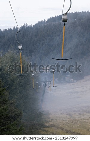 Similar – Image, Stock Photo In the drag lift