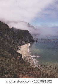 View Driving Along PCH In Big Sur, California