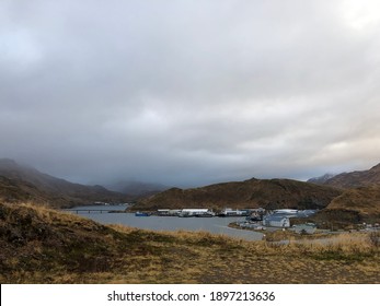View of Dutch harbor from the side hill