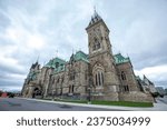 View of the East block of parliament hill in Ottawa, Canada