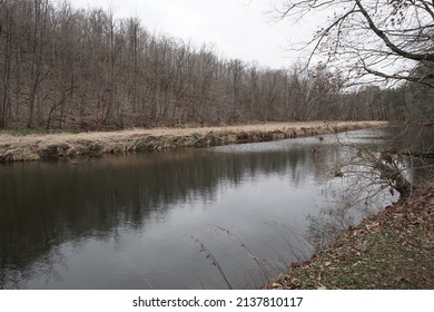 View Of The East Branch Reservoir At Washington Valley Park In Bridgewater Township, New Jersey