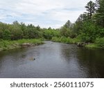 View of the East Fork Black River State Natural Area near Hatfield, Wisconsin