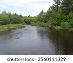 View of the East Fork Black River State Natural Area near Hatfield, Wisconsin