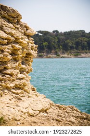 A view from the edge of a cliff side