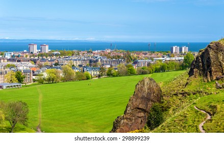 View Of Edinburgh From Holyrood Park - Scotland