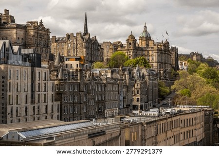 View of Edinburgh from the North Bridge