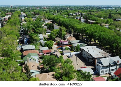 View Of Edmonton City In Summer, Alberta, Canada