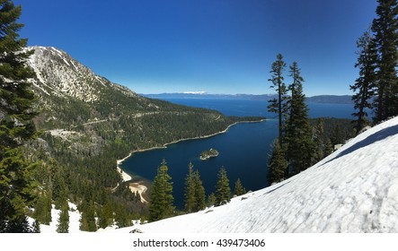 View Of Emerald Bay From Hiking Trail,  South Lake Tahoe, California