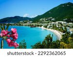 View at Emerald beach in St. Thomas, USVI