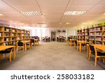 View of an empty library