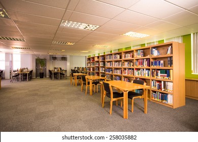 View Of An Empty Library