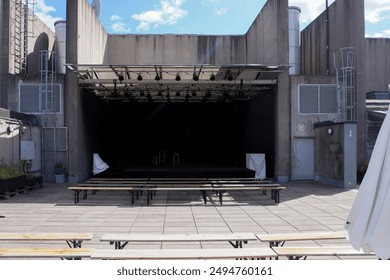 View of a empty stage 