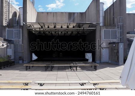 View of a empty stage 