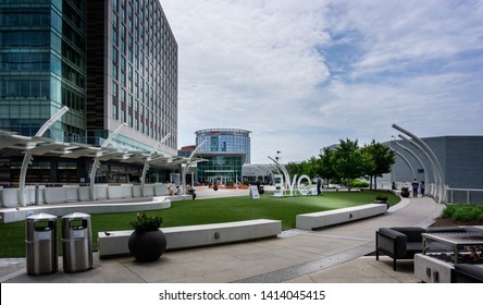 View Of Entrance To Tysons Corner Center Shopping Mall In Washington DC , USA On 11 May 2019