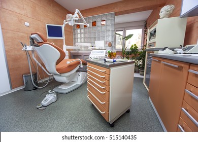 View At Equipment In The Modern Dentist Office
