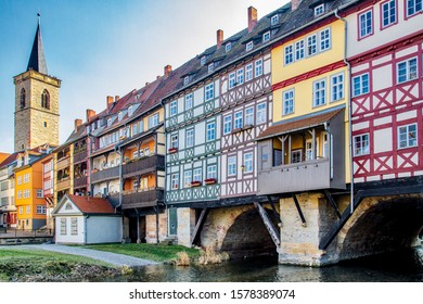 View View Of The Krämerbrücke Erfurt