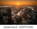 View from Eureka Tower, the tallest tower in the southern hemisphere