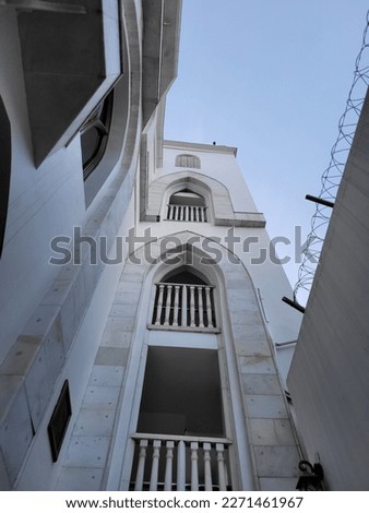 view of evening of a facede