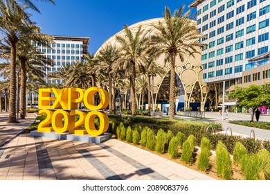 View of Expo 2020 Dubai. Dubai - UAE. 27 November 2021 