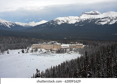 View From Fairview Lookout,
Chateau Lake Louise, Banff National Park, Alberta, Canada
Near Lake Louise Ski Resort