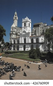 View of the famous Cabildo of Buenos Aires