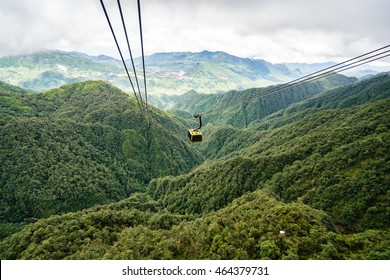 View From Fansipan Cable Car Ride Sapa, Vietnam