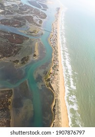 View Of Faro Beach Portugal