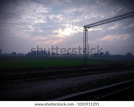 Similar – Rails in the countryside