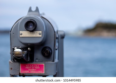 View Finder Looking Out To Sea