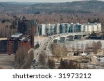 View of Jyv?skyl?, Finland, from a high viewpoint