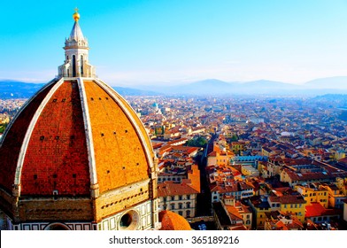 View Of Firenze:
This Picture Was Taken In December 2013. The Chroma Is Accentuated.