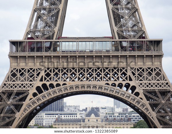 View First Floor Eiffel Tower Paris Stock Photo Edit Now 1322385089