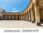 View of the Fish Market Square of Marsala, Trapani, Sicily, Italy