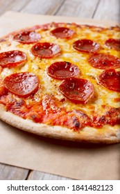 A View Of A Flatbread Pepperoni Pizza.