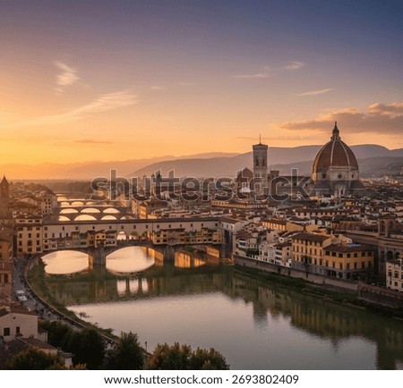 View of Florence from above 