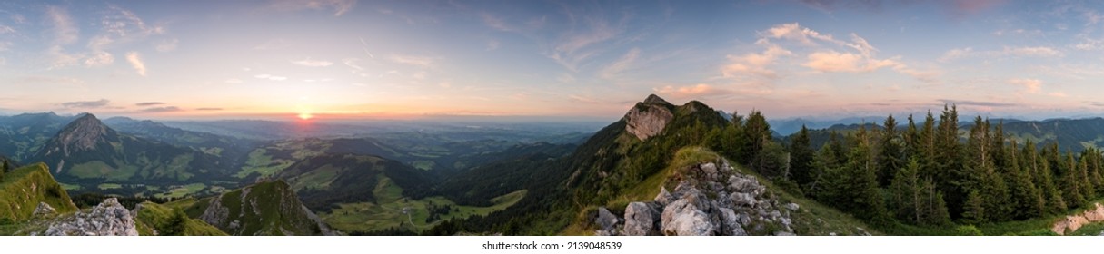 view in the foothills of switzerland