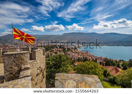 View From The Fortress Of Tsar Samuel - Ohrid, Macedonia, Europe