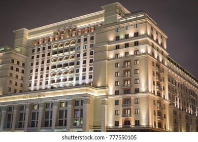 View Of Four Season Hotel From Red Square In Moscow