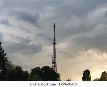 View Of A Fragment Of The City Television Tower