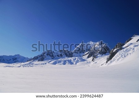 View of Frans Josef Glacier