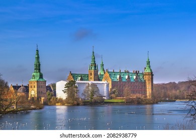 View Of Frederiksborg Slot From Lake, Denmark