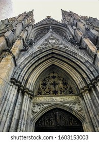 The View From The Front Stoop Of An Ornate Church