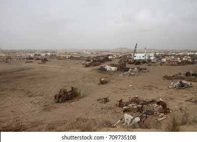 View Of Gadani Ship Breaking Yard, Pakistan