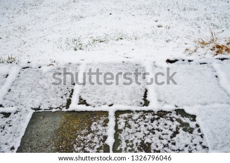 Similar – Image, Stock Photo tropic Snow Snow layer