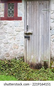 View Of A Garden Shed Door And Window