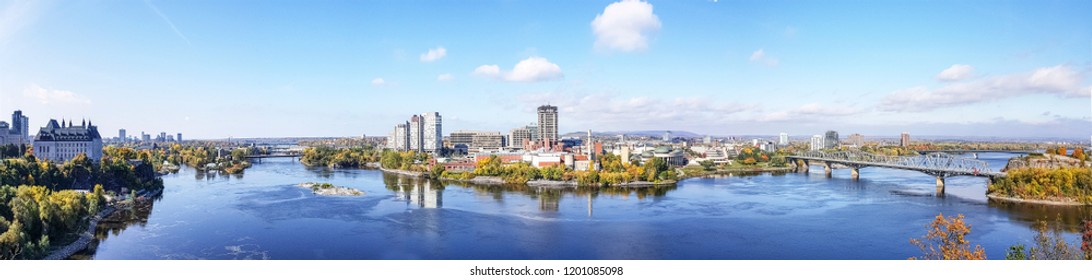 View of Gatineau, Quebec, Ottawa, Ontario, Canada